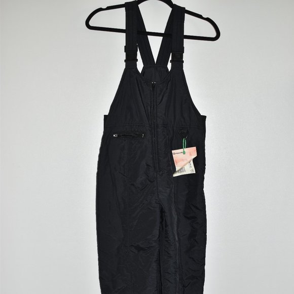 Kocal Men's New Black Snowsuit Overalls Size Small - Picture 1 of 9